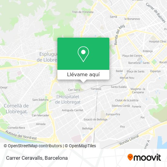Mapa Carrer Ceravalls