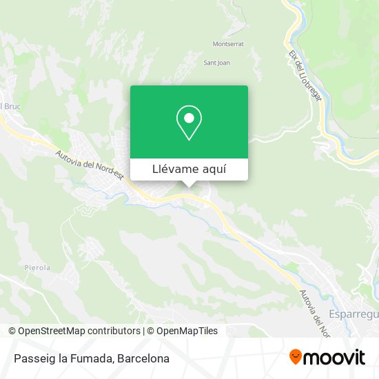 Mapa Passeig la Fumada