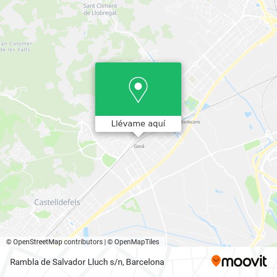 Mapa Rambla de Salvador Lluch s/n