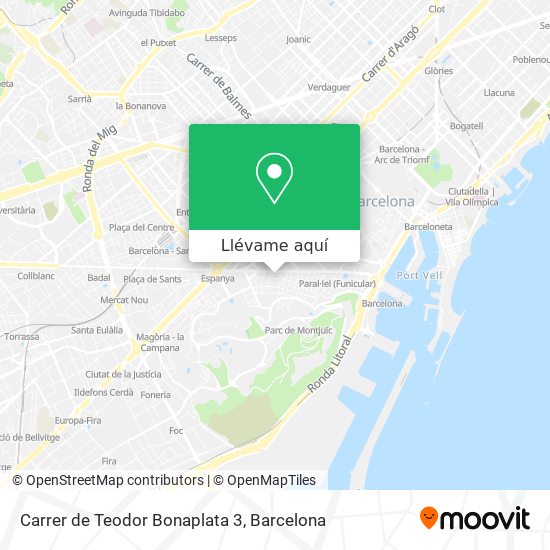 Mapa Carrer de Teodor Bonaplata 3