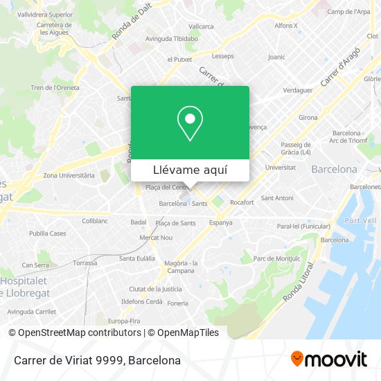 Mapa Carrer de Viriat 9999