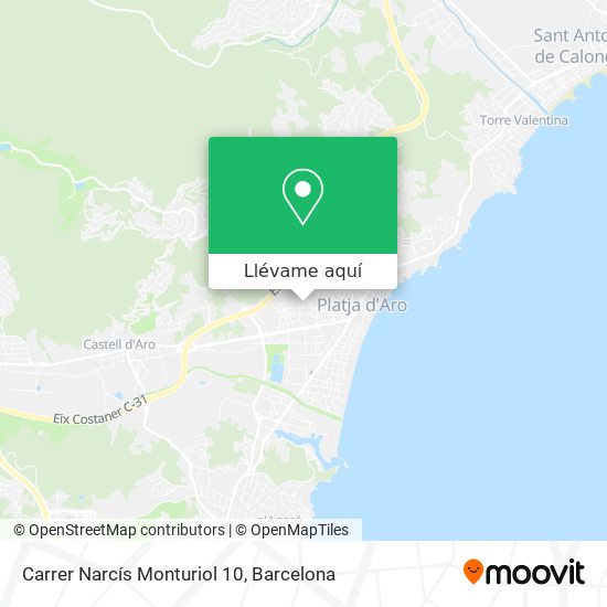 Mapa Carrer Narcís Monturiol 10