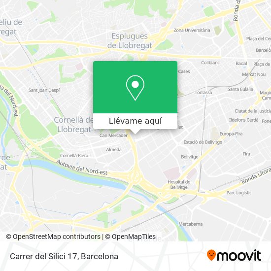 Mapa Carrer del Silici 17