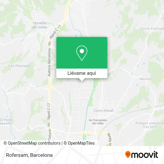 Mapa Rofersam