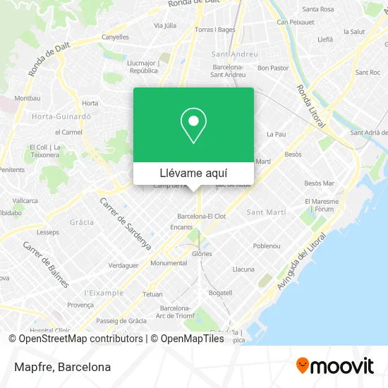 Mapa Mapfre