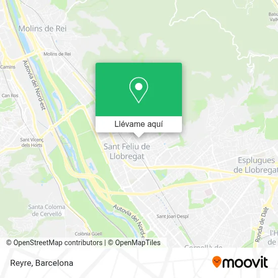 Mapa Reyre