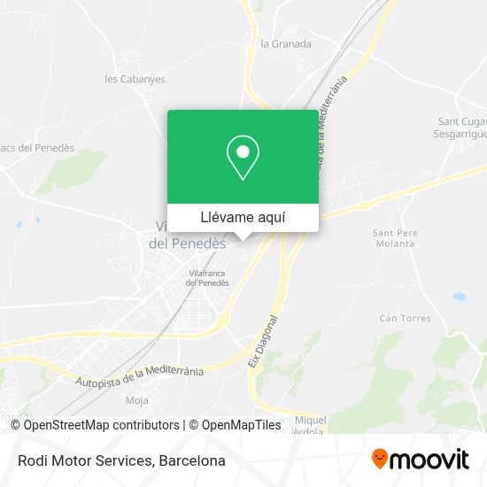 Mapa Rodi Motor Services