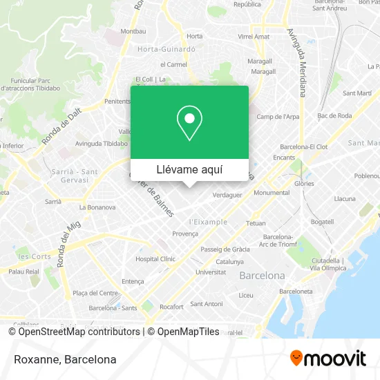 Mapa Roxanne