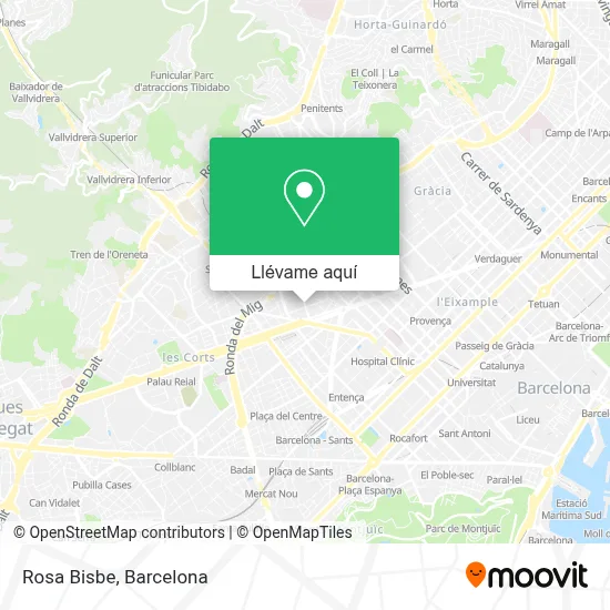 Mapa Rosa Bisbe