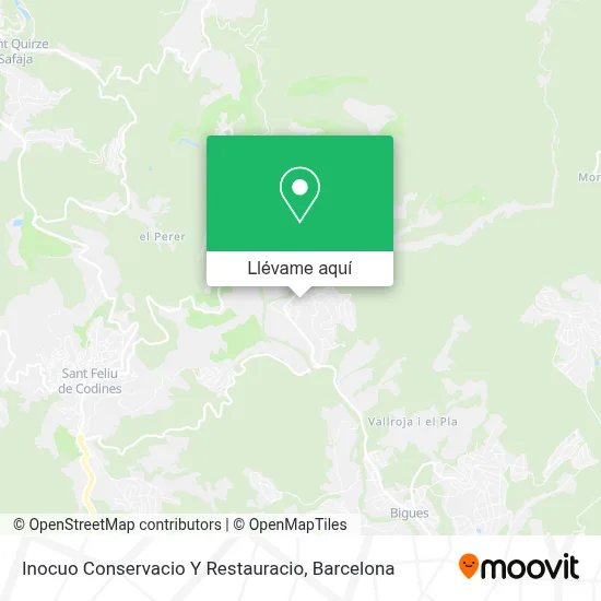 Mapa Inocuo Conservacio Y Restauracio
