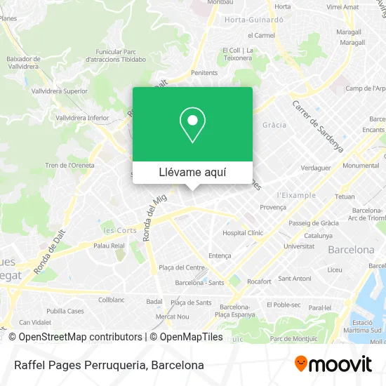 Mapa Raffel Pages Perruqueria