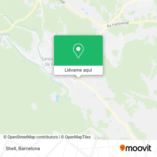 Mapa Shell