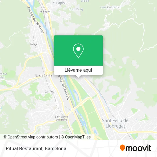 Mapa Ritual Restaurant