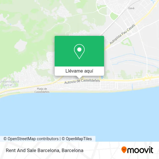 Mapa Rent And Sale Barcelona