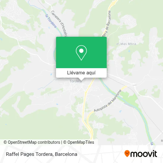 Mapa Raffel Pages Tordera