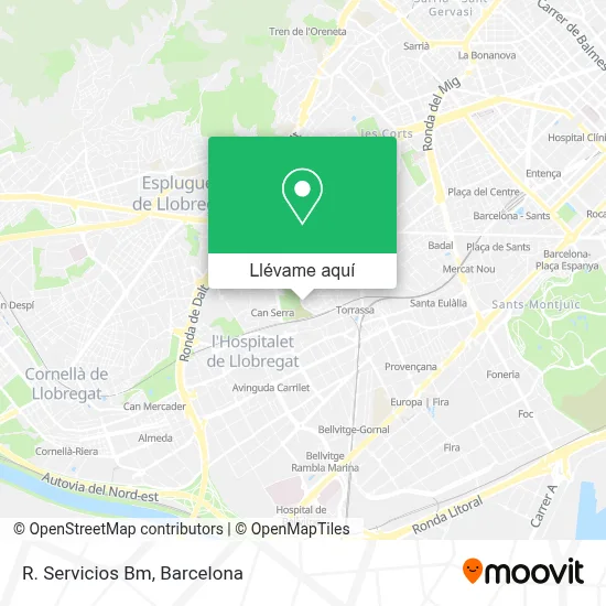 Mapa R. Servicios Bm