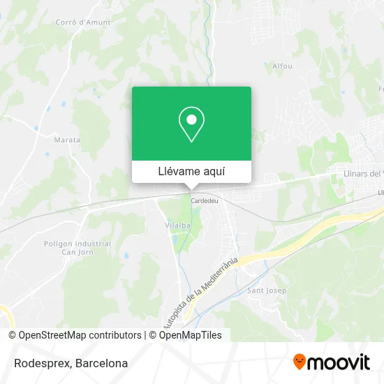 Mapa Rodesprex