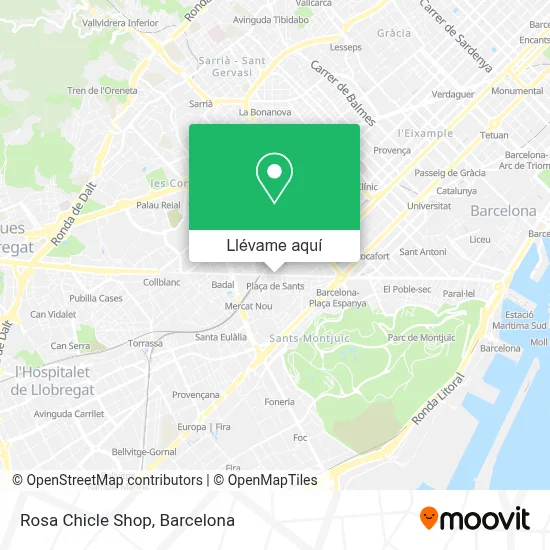Mapa Rosa Chicle Shop