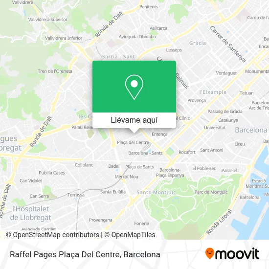Mapa Raffel Pages Plaça Del Centre