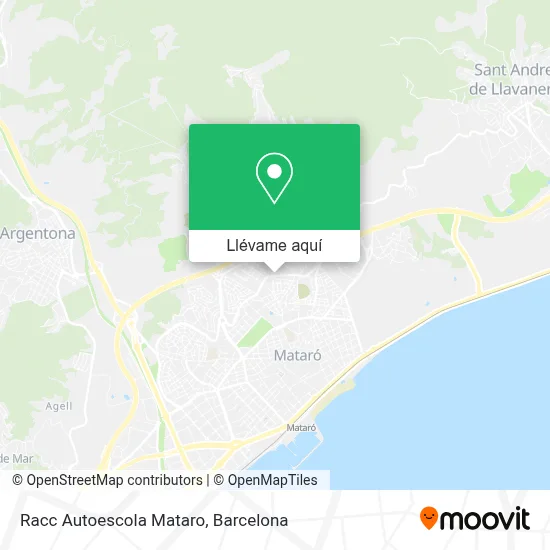 Mapa Racc Autoescola Mataro