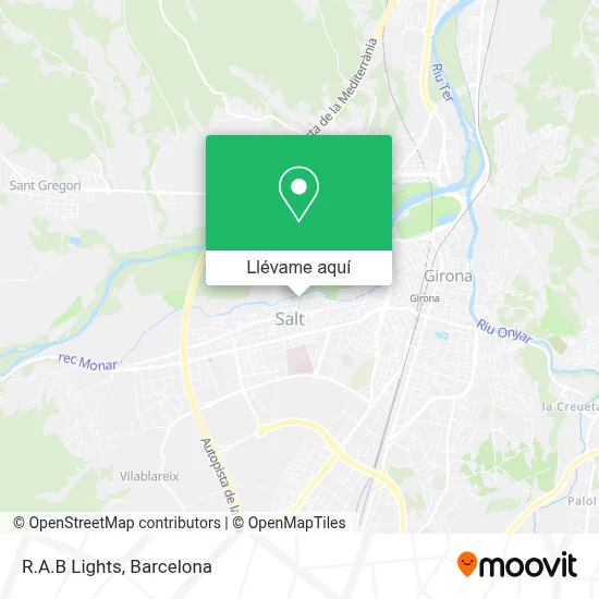 Mapa R.A.B Lights
