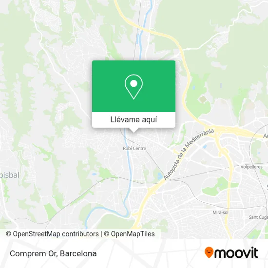 Mapa Comprem Or