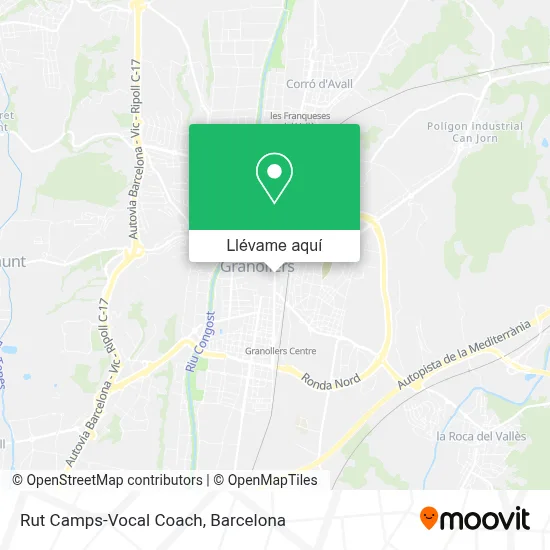 Mapa Rut Camps-Vocal Coach