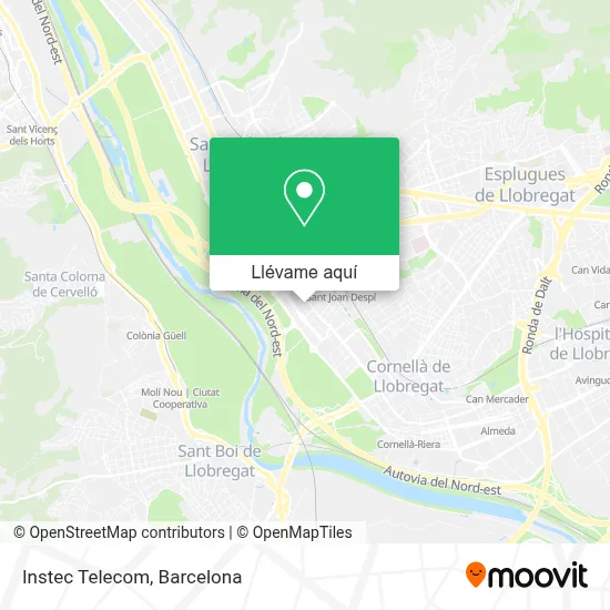 Mapa Instec Telecom