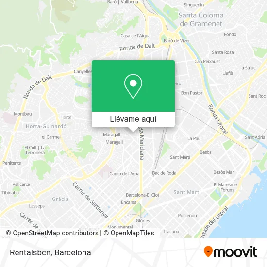 Mapa Rentalsbcn