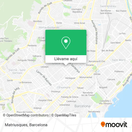 Mapa Matriusques