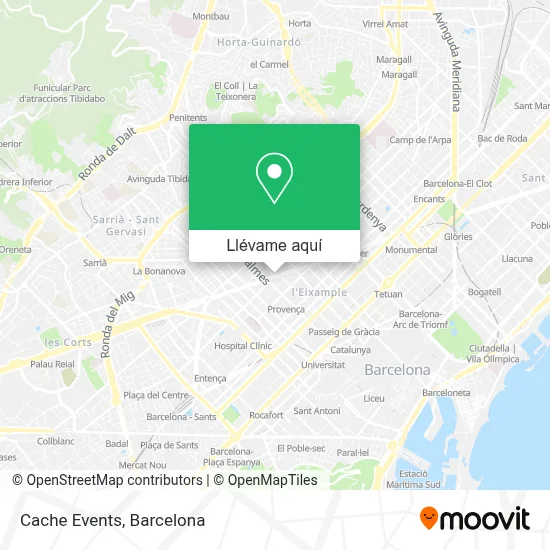 Mapa Cache Events