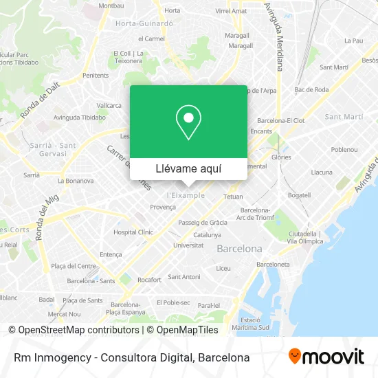Mapa Rm Inmogency - Consultora Digital