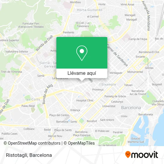 Mapa Ristotagli