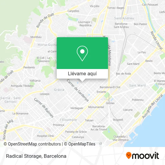 Mapa Radical Storage