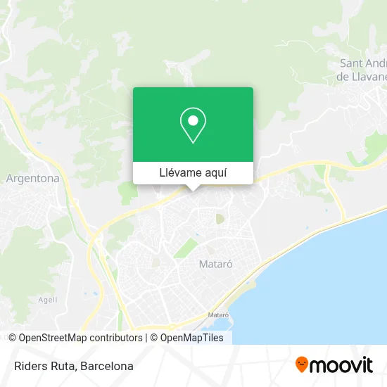 Mapa Riders Ruta