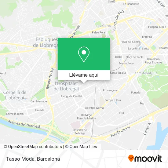 Mapa Tasso Moda