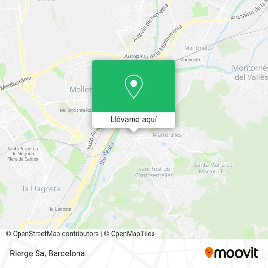 Mapa Rierge Sa