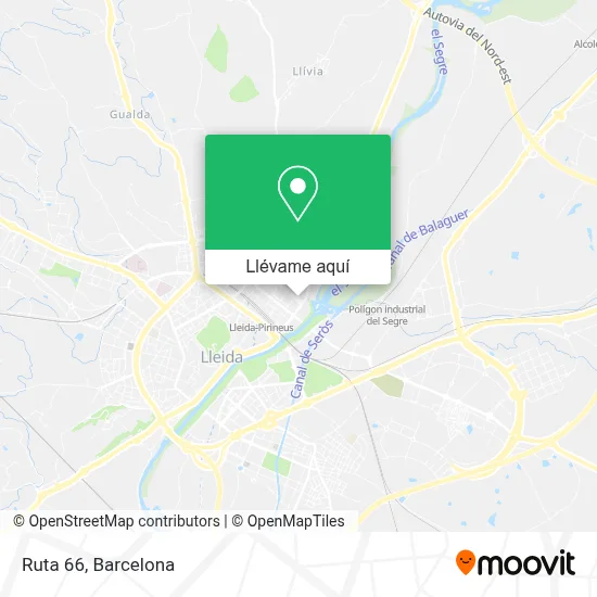 Mapa Ruta 66