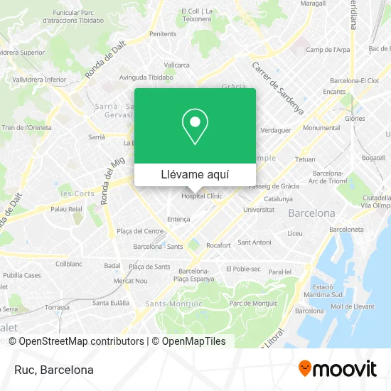 Mapa Ruc