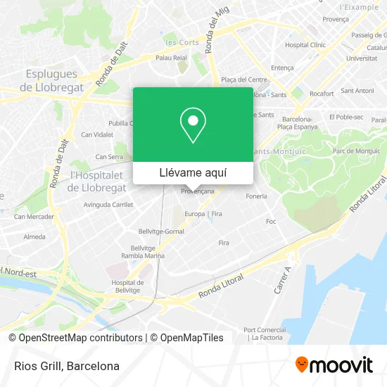 Mapa Rios Grill