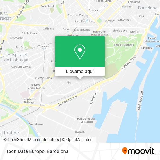Mapa Tech Data Europe