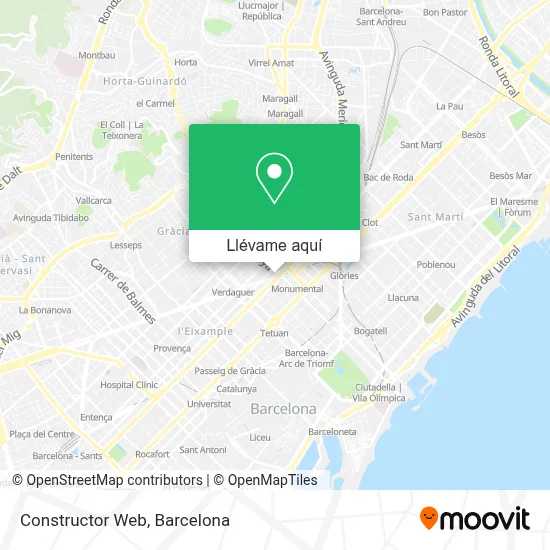 Mapa Constructor Web