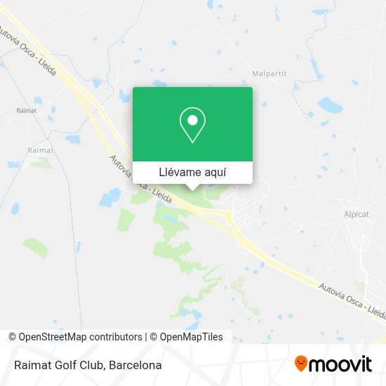 Mapa Raimat Golf Club