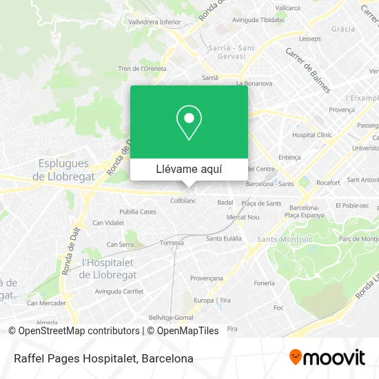Mapa Raffel Pages Hospitalet