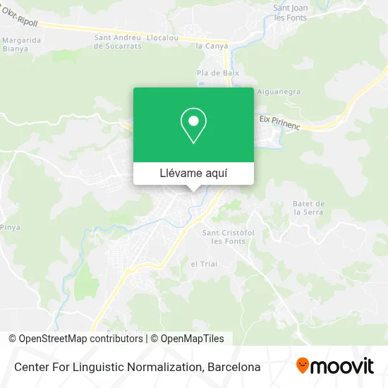 Mapa Center For Linguistic Normalization
