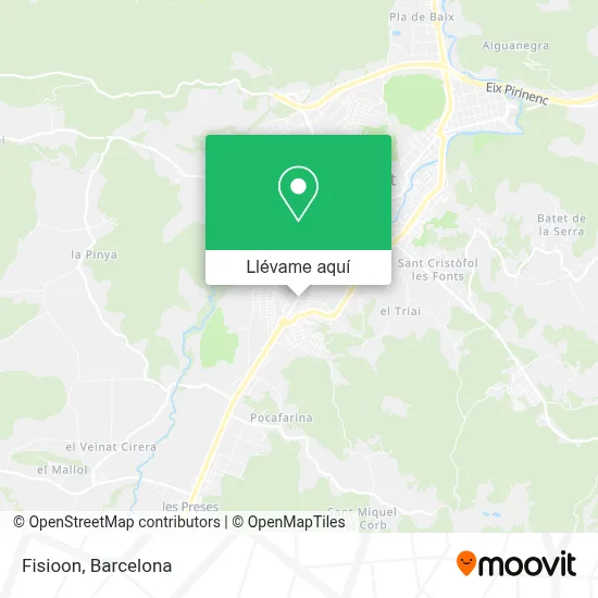 Mapa Fisioon