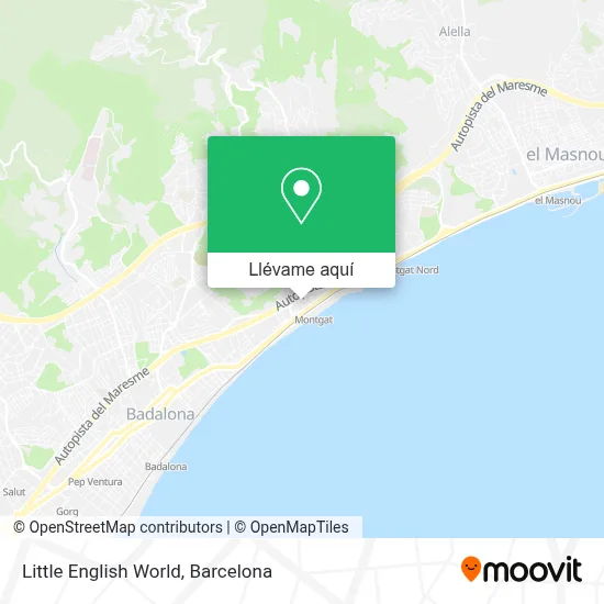 Mapa Little English World