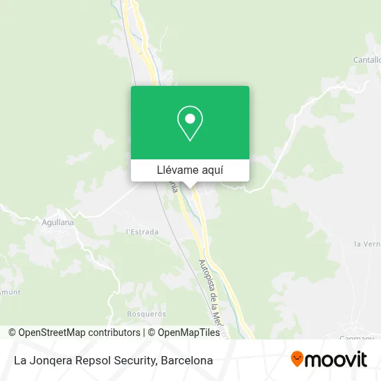 Mapa La Jonqera Repsol Security