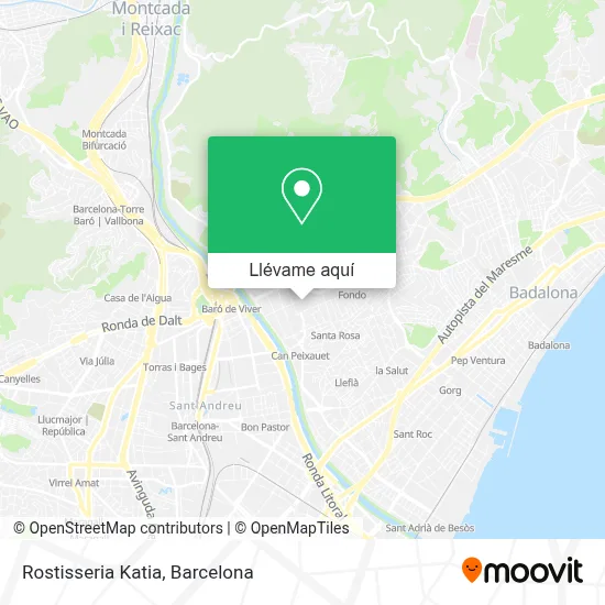 Mapa Rostisseria Katia