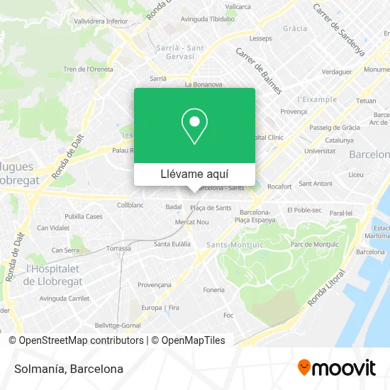 Mapa Solmanía